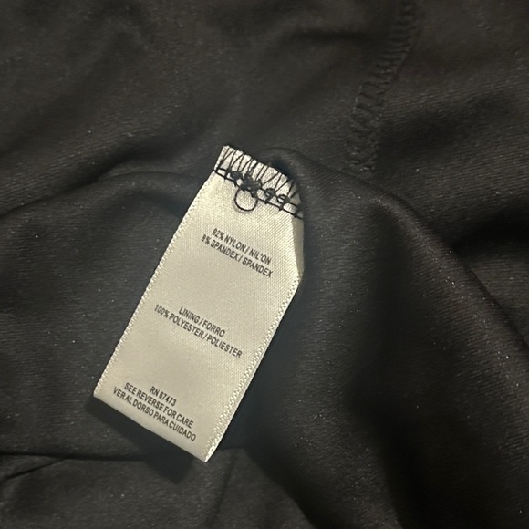 Danny & Nicole Black and Cream Floral Mini Dress - Picture 6 of 8